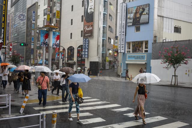 Rainy Workday in Shibuya